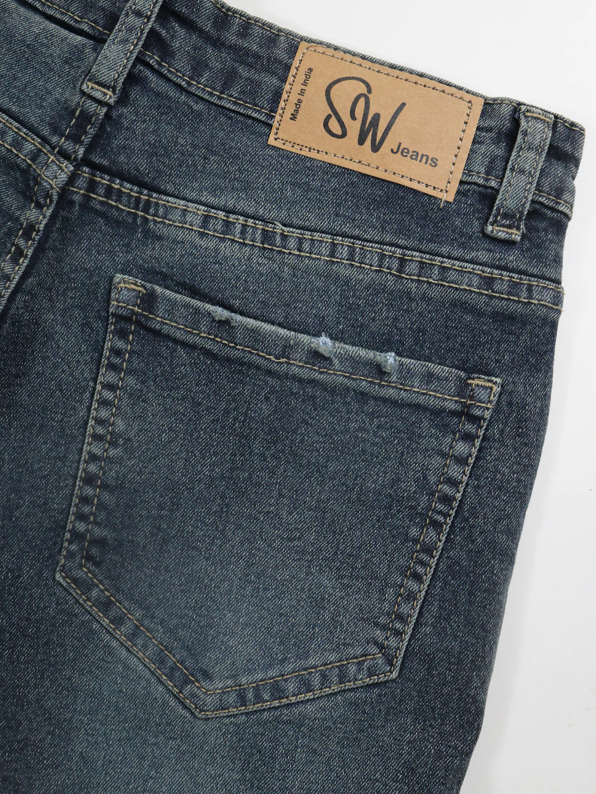 Stardust Blue Tinted Y2K Bootcut Jeans - Image 7